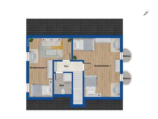 Grundriss - Dachgeschoss