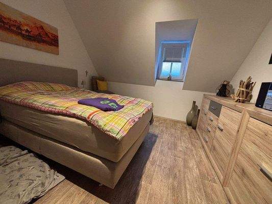 Teilansicht vom Schlafzimmer im OG
