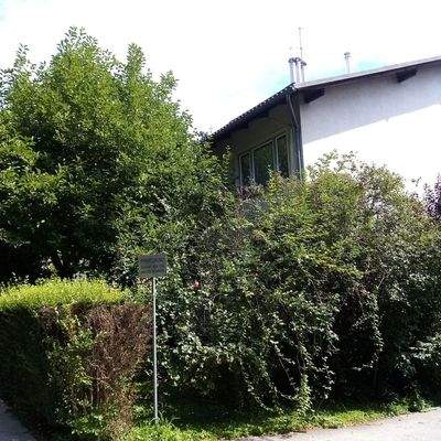 Haus mit Garten - Herbst