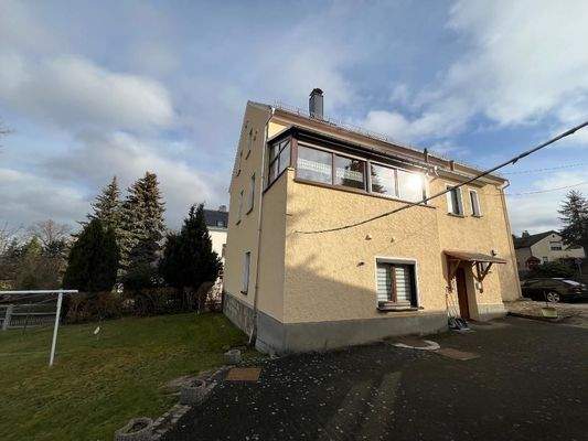 Blick zum Wintergarten