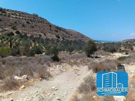 Kreta, Kalamaki: Grundstück mit herrlichem Meerblick und einer Vorbaugenehmigung für 4 Häuser zu verkaufen