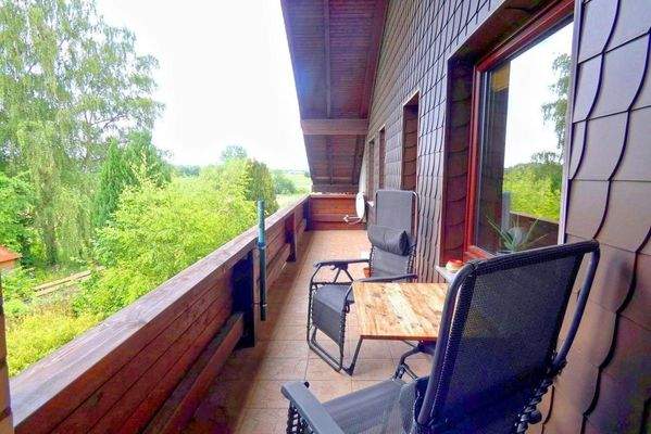 Balkon in Südausrichtung