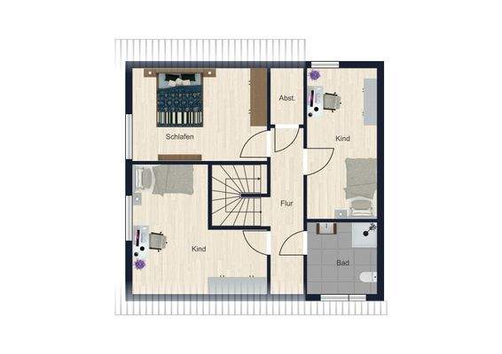 Grundriss Obergeschoss