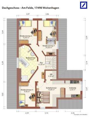 Grundriss Dachgeschoss