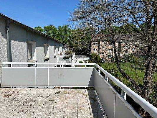 Terrasse mit Blick ins Grüne