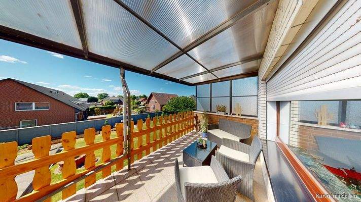 Balkon im Obergeschoss