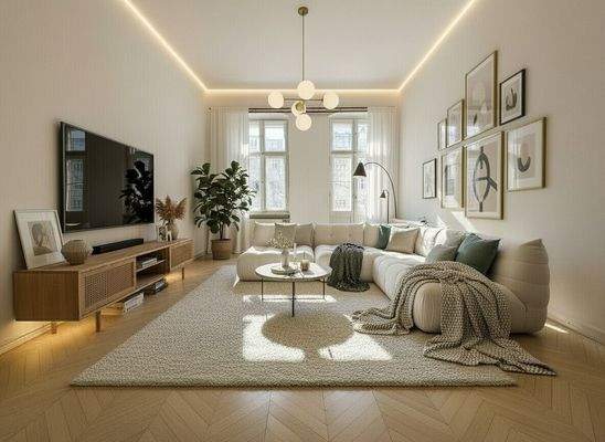 Wohnzimmer-Gestaltung