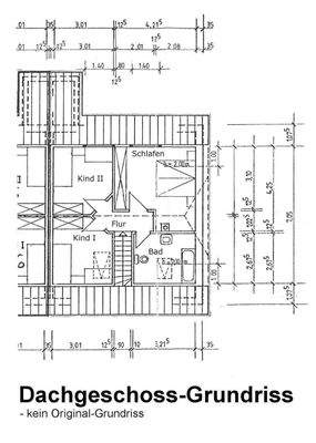 Dachgeschoss-Grundriss