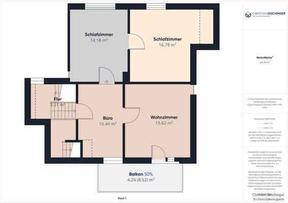 Grundriss Obergschoss