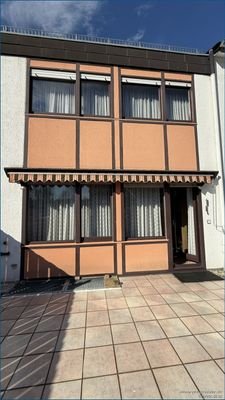 Ansicht Rückseite von der Terrasse