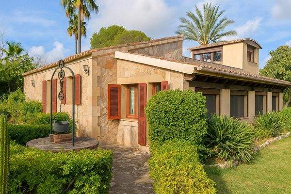 Seitenansicht des Hauses