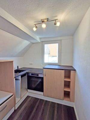 Küche im Dachgeschoss