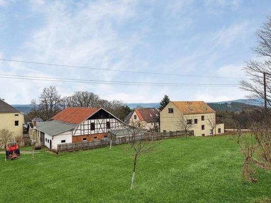 Scheune Rückansicht