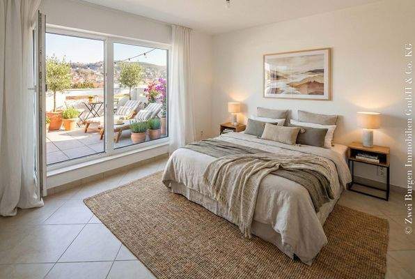 Schlafzimmer 3, virt.möbliert