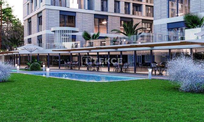 Apartments with Master Bathroom and Balcony in Esenyurt, Istanbul