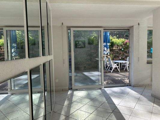 Zugang zur Terrasse