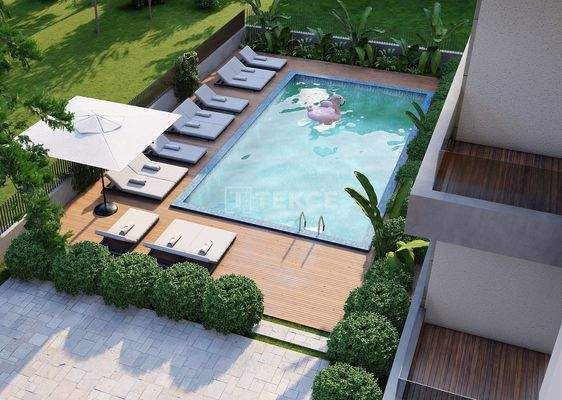Beachside Apartments in a Complex with Pool in Antalya Konyaaltı