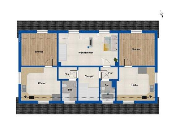 Grundriss Obergeschoss