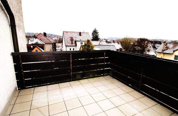 Geräumiger Balkon-Ausblick