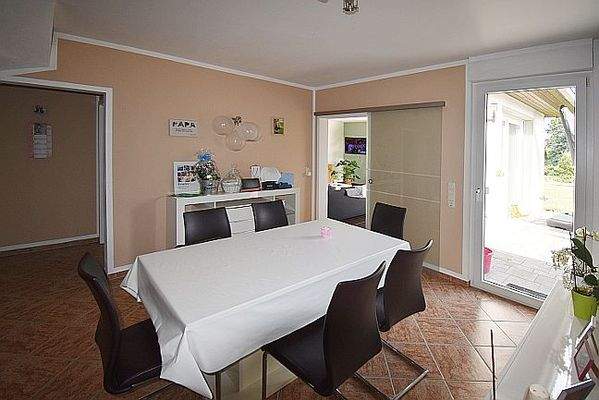 ...vom Esszimmer zur Terrasse