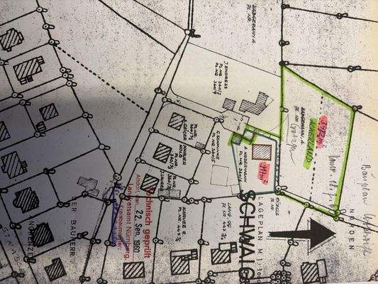 Grundriss 2 Acker- und Bauland