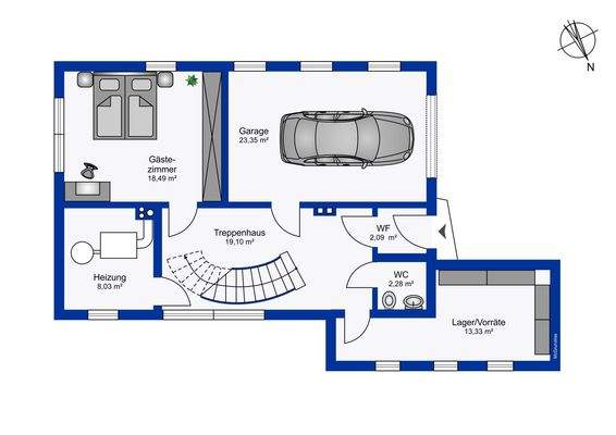 Grundriss Erdgeschoss