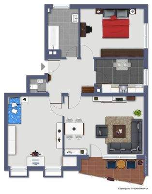 Grundriss Erdgeschoss links