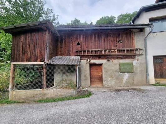 Holzschuppen  - Lager