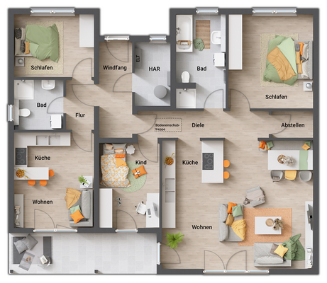 Grundriss-Bungalow-128-Erdgeschoss-Einliegerwohnung-Einlieger.png
