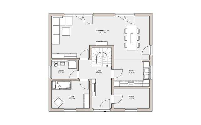 Grundriss Erdgeschoss