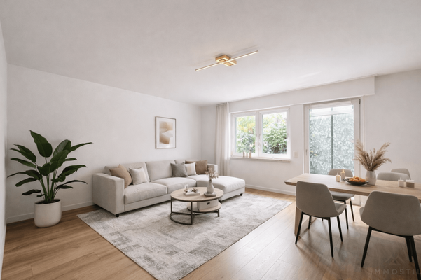 Wohn-Esszimmer UG- Beispieleinrichtung