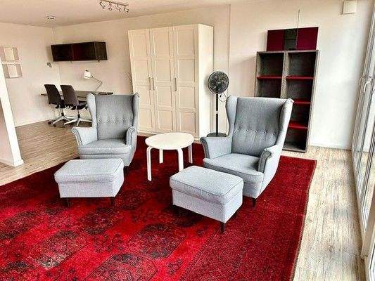 Wohnbereich mit Blick zur Lernecke