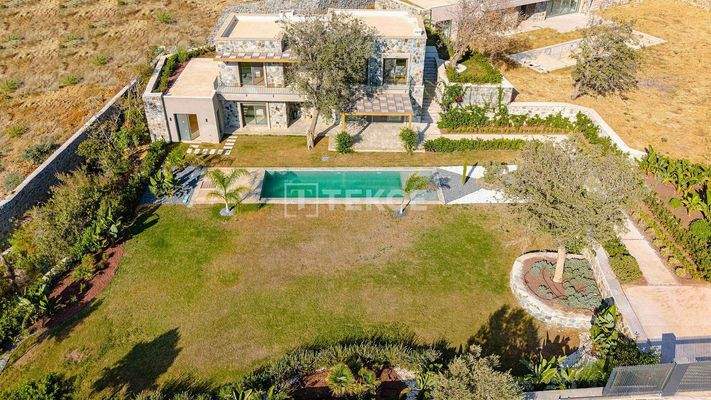 Stone-Coated Villas with Private Pools in Bodrum Gümüşlük