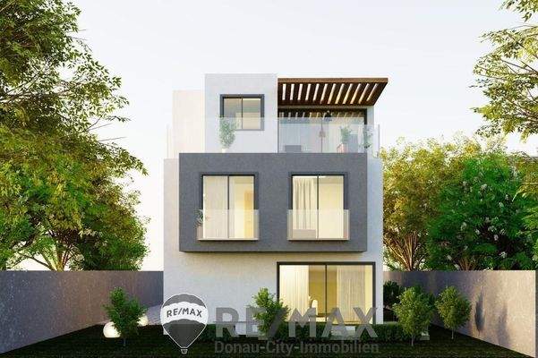 5 Hausansicht vom Garten DHH 1220