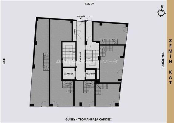 Apartments near the Main Road and Sea in Antalya Muratpaşa