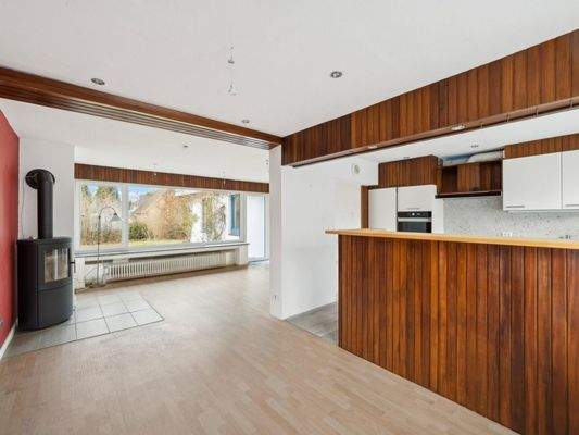 Wohnbereich mit Kamin