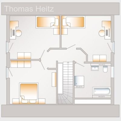 Grundriss Dachgeschoss variabel