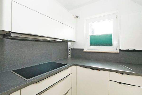 Küche mit direktem Zugang zum Essbereich