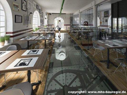 Bild 7 Visualisierung Gastraum