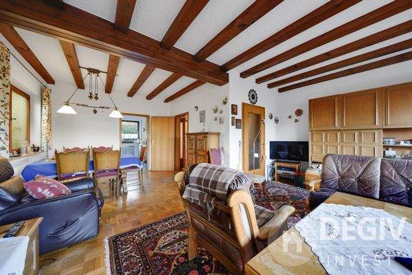 Wohnzimmer mit Blick