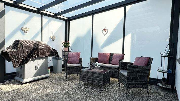 Gemütlich überdachter Bereich