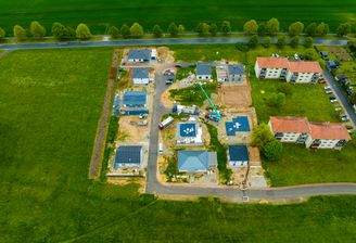 Wohngebiet - in der Bebauung