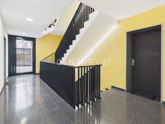 Gepflegtes Treppenhaus