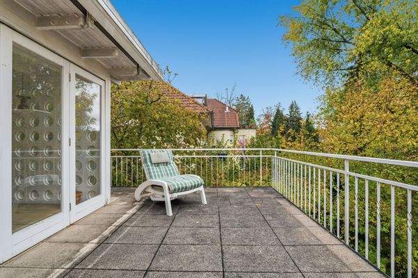 Terrasse im Obergeschoss
