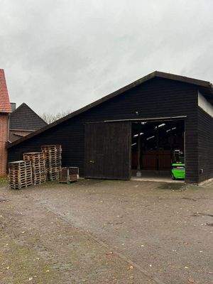 Blick auf die Einfahrt