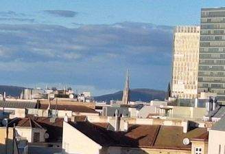 Von Terrasse auf Stefansdom