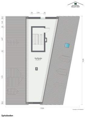 Grundriss DG Spitzboden