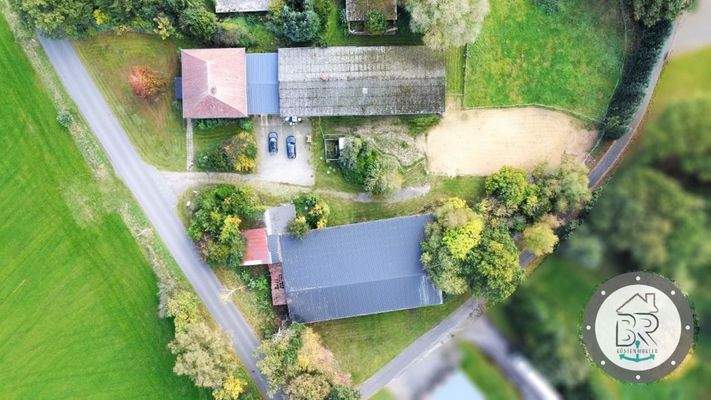 Teilübersicht der Hoffläche