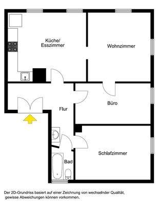 Grundriss EG 2D matterport