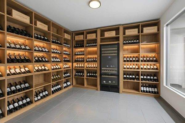 So könnte es aussehen! Walk-in Weinlagerung